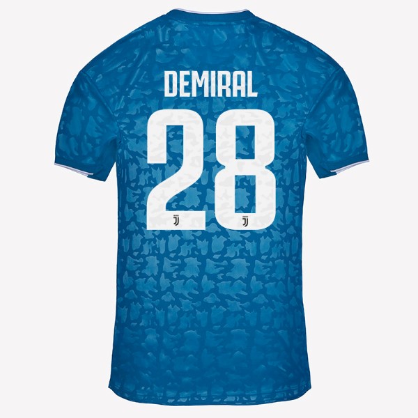 Trikot Juventus NO.28 Demiral Ausweich 2019-20 Blau Fussballtrikots Günstig